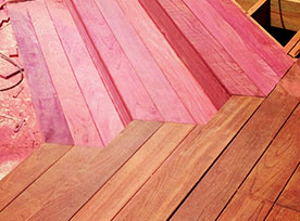 purpleheart decking