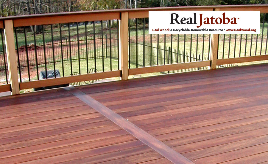 Jatoba wood decking